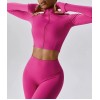 Женский спортивный комплект Leggings + Top + Crop top model 54